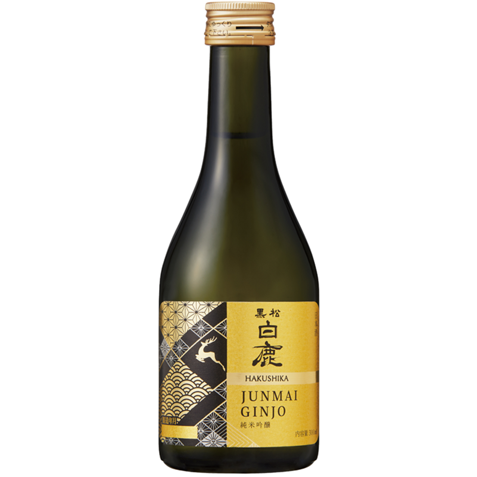 Hakushika Hakushika Junmai Ginjo Gold Sake (300ml kleine fles)