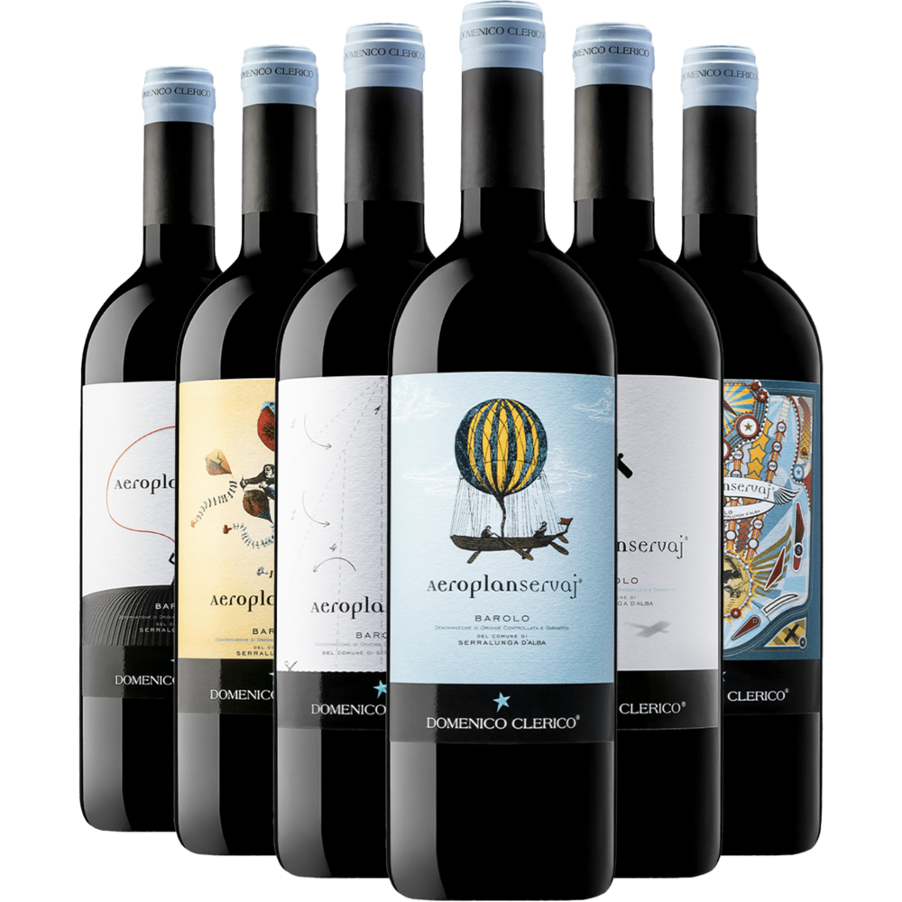 Domenico Clerico Domenico Clerico Barolo Collectie Aeroplanservaj 2021 (6x 750ml) Domenico Clerico Domenico Clerico Barolo Collectie Aeroplanservaj 2021 (6x 750ml)