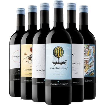 Domenico Clerico Barolo Collectie Aeroplanservaj 2021 (6x 750ml)
