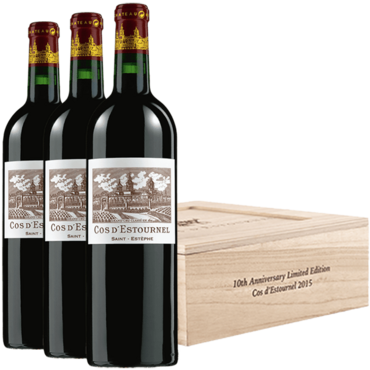 Château Cos d'Estournel Saint-Estèphe 2015 Limited Edition (3 x 750ml)