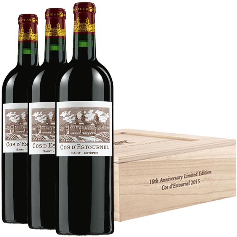 Château Cos d'Estournel Saint-Estèphe 2015 Limited Edition (3 x