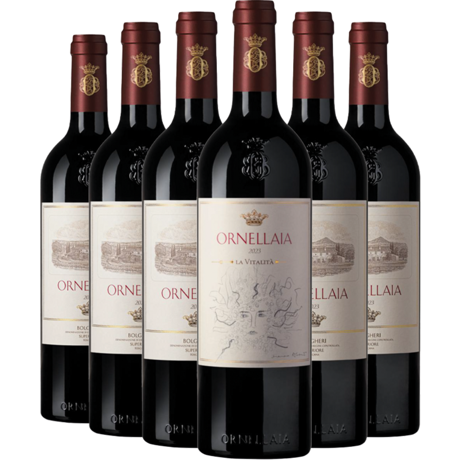 Ornellaia Ornellaia Bolgheri Superiore 2023 – LA VITALITÀ – (kist 6 flessen)