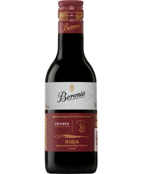 Beronia Rioja Crianza 2022 (187ml kleine fles) Beronia Rioja Crianza 2022 (187ml kleine fles)