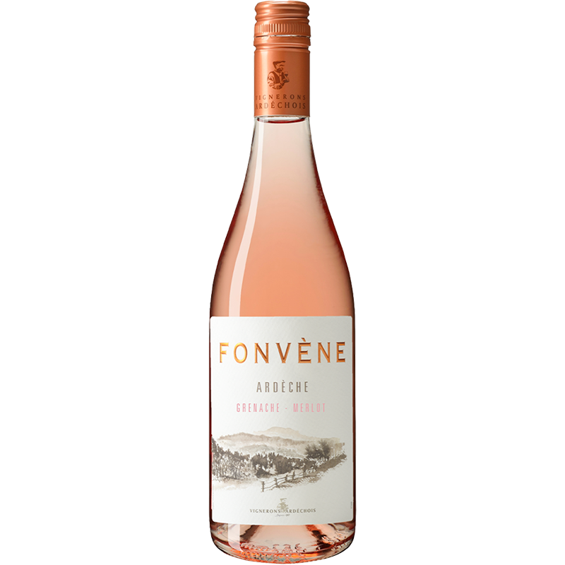 Fonvène Ardeche Grenache - Merlot Rosé 2025