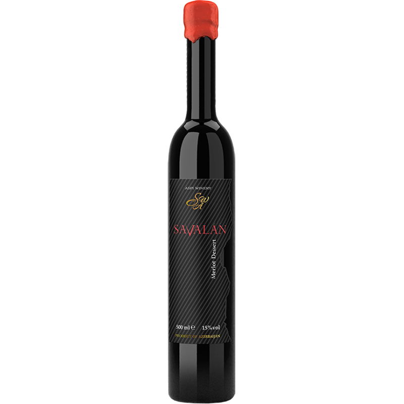 Aspi Winery Savalan Sweet Merlot 2018 (500ml kleine fles)