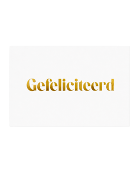 Kaartje Gefeliciteerd Kaartje Gefeliciteerd