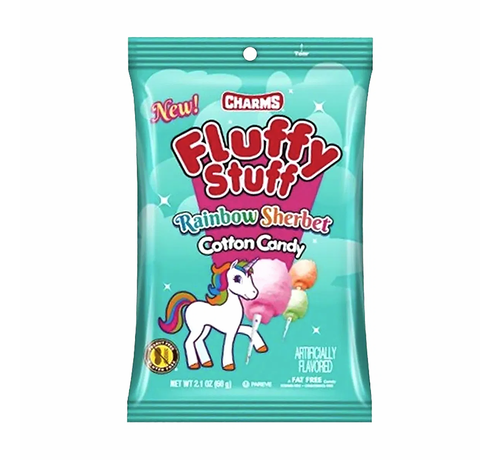 Charms Fluffy Stuff Charms Fluffy Stuff Rainbow Cotton Candy
