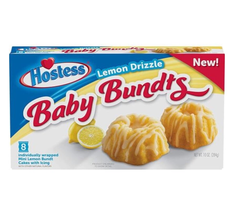 Hostess Baby Bundts Lemon Drizzle