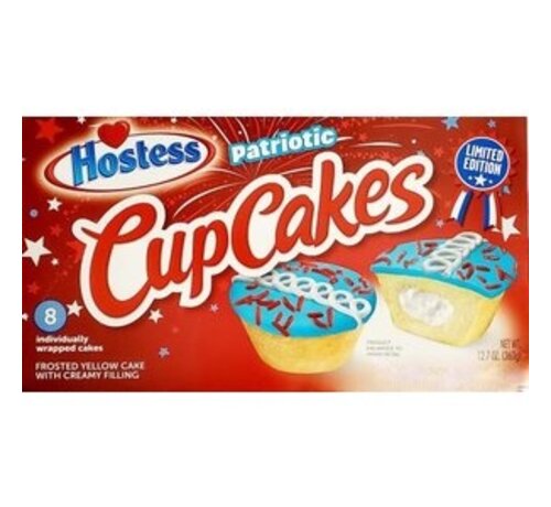 Hostess Patriotic Cupcake