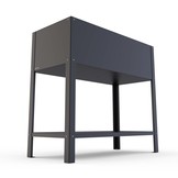 Hochbeet-Metall Schwarz (RAL 9005)