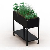 Hochbeet-Metall Schwarz (RAL 9005)