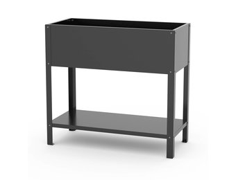 Hochbeet-Metall Grau-Metallic (DB 703)