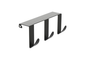 Ansteckhaken 3-fach Grau-Metallic (DB 703)