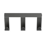 Ansteckhaken 3-fach Grau-Metallic (DB 703)