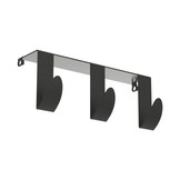 Ansteckhaken 3-fach Grau-Metallic (DB 703)