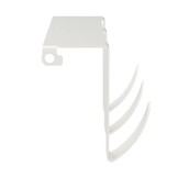 Ansteckhaken 3-fach Weiß (RAL 9016)