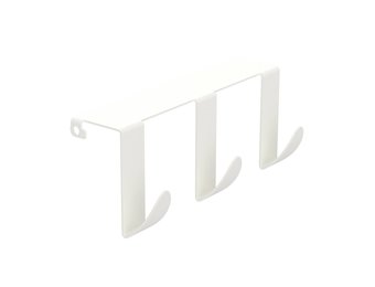 Ansteckhaken 3-fach Weiß (RAL 9016)