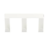 Ansteckhaken 3-fach Weiß (RAL 9016)