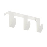 Ansteckhaken 3-fach Weiß (RAL 9016)