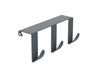 Ansteckhaken 3-fach Anthrazit (RAL 7016)