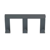 Ansteckhaken 3-fach Anthrazit (RAL 7016)