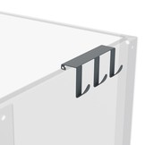 Ansteckhaken 3-fach Anthrazit (RAL 7016)