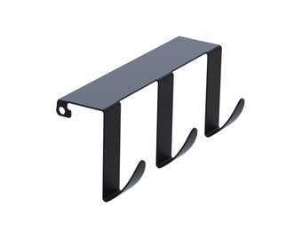 Ansteckhaken 3-fach Schwarz (RAL 9005)