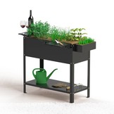 Anstecktisch Grau-Metallic (DB 703)