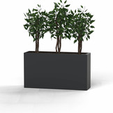 Pflanzkübel-Metall Anthrazit 30x110x57 (RAL 7016)