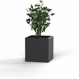 Pflanzkübel-Metall Anthrazit 60x60x57 (RAL 7016)