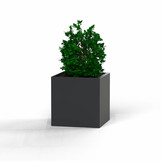 Pflanzkübel-Metall Anthrazit 60x60x57 (RAL 7016)