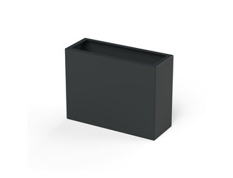 Pflanzkübel-Metall Anthrazit 30x80x57 (RAL 7016)