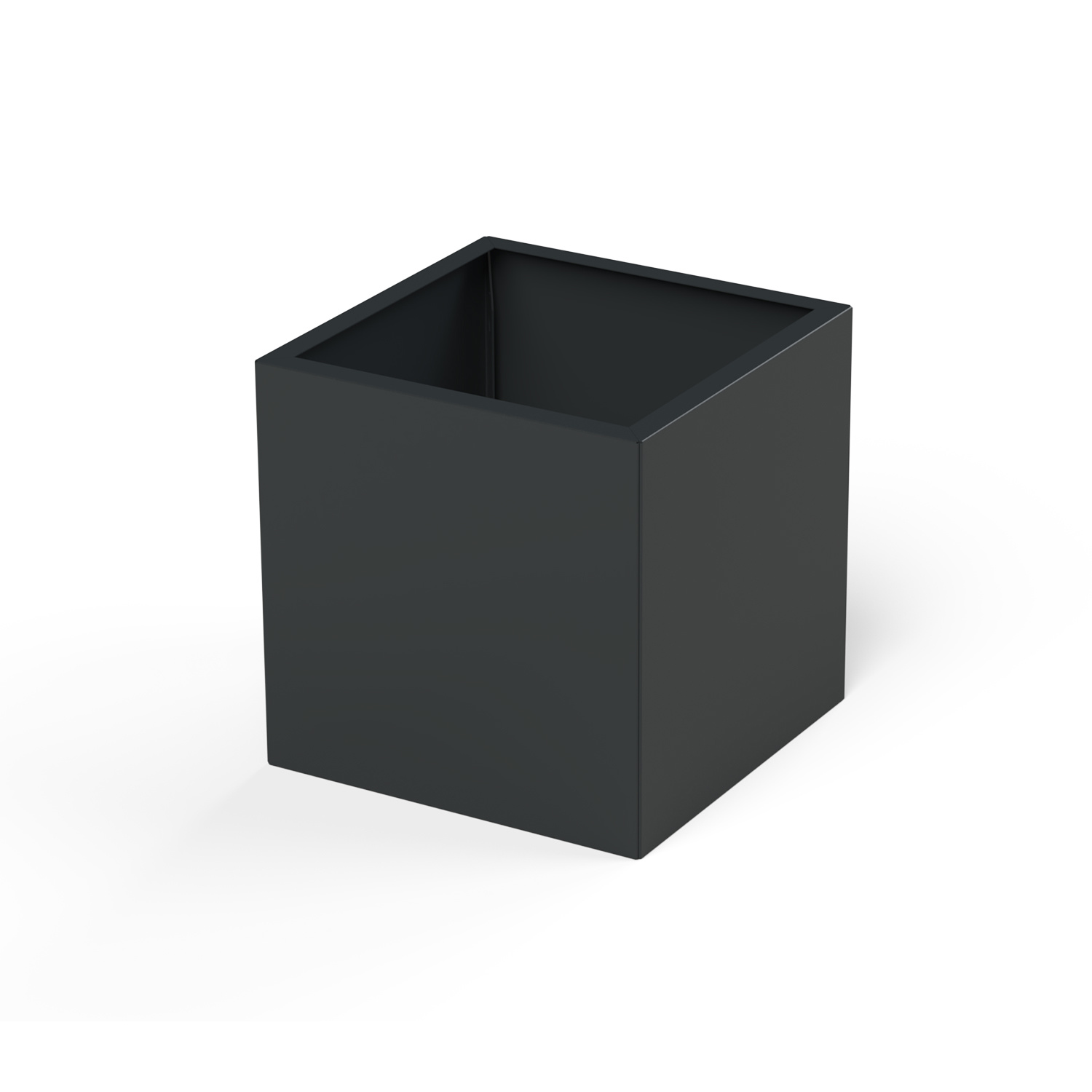 Pflanzkübel-Metall Anthrazit 60x60 (RAL 7016)
