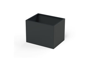 Pflanzkübel-Metall Anthrazit 60x80x57 (RAL 7016)