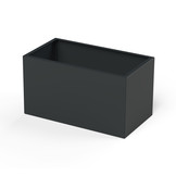 Pflanzkübel-Metall Anthrazit 60x110x57 (RAL 7016)