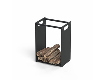 Kaminholzregal-Metall Innen Anthrazit (RAL 7016)