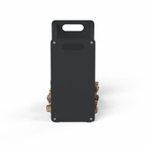 Kaminholzregal-Metall Innen Anthrazit (RAL 7016)