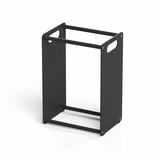 Kaminholzregal-Metall Innen Anthrazit (RAL 7016)