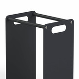 Kaminholzregal-Metall Innen Anthrazit (RAL 7016)