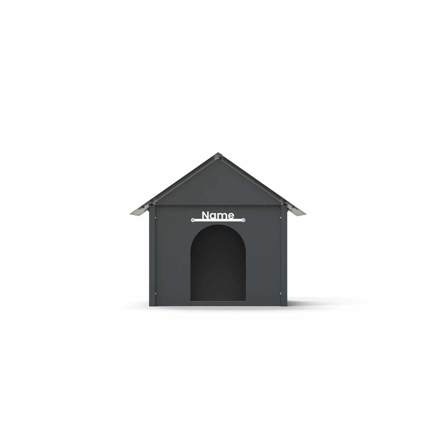 Hundehütte-Metall M Anthrazit (RAL7016)