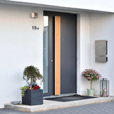 Hausnummer-Metall Zahl 7 Anthrazit (RAL 7016)