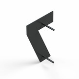 Hausnummer-Metall Zahl 7 Anthrazit (RAL 7016)