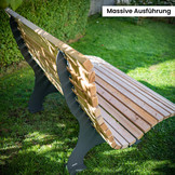 Waldsofa 150 Holz/Metall Anthrazit (RAL 7016)