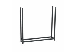 Kaminholzregal-Metall Außen Anthrazit 115x115 (RAL 7016)