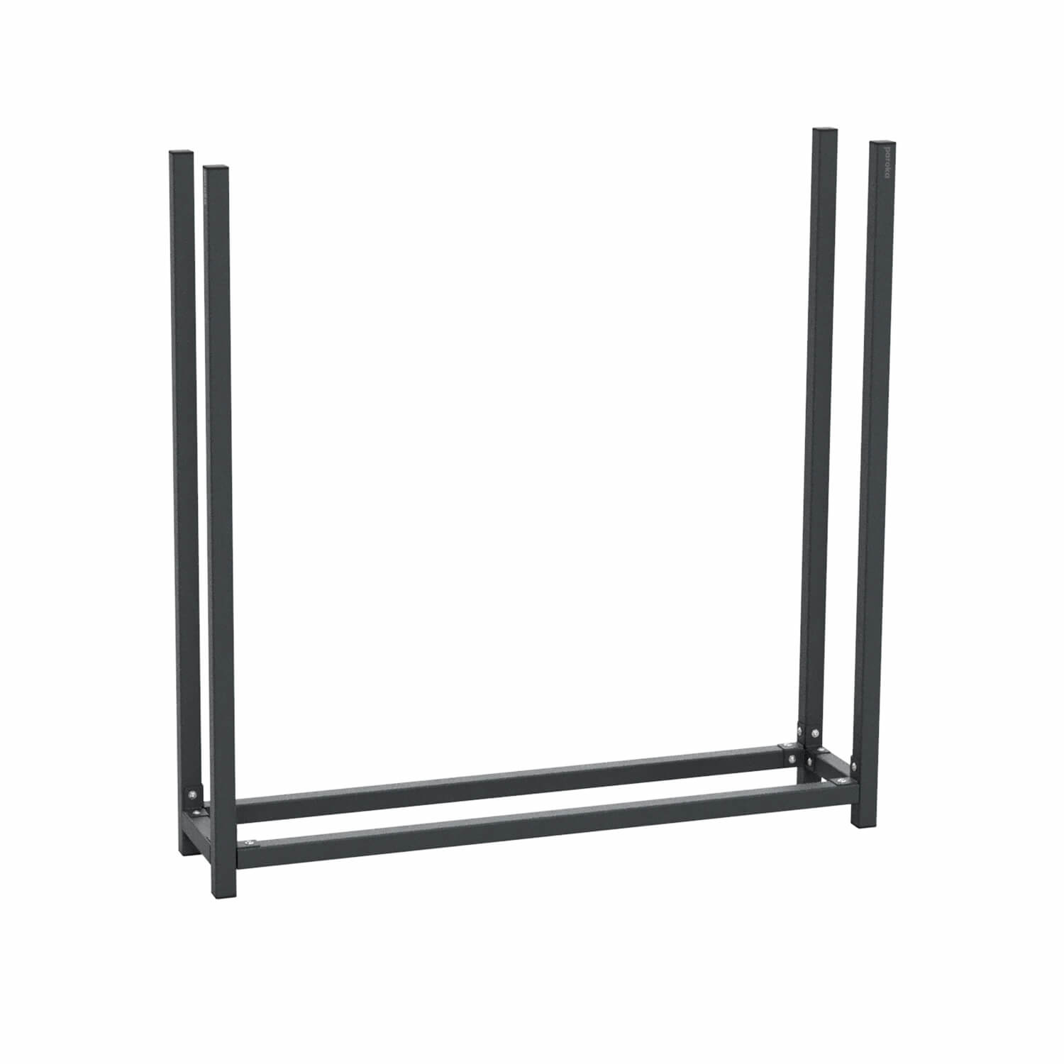 Kaminholzregal-Metall Außen Anthrazit 115x115 (RAL 7016)