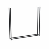 Kaminholzregal-Metall Außen Anthrazit 195x195 (RAL 7016)