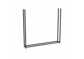 Kaminholzregal-Metall Außen Anthrazit 195x195 (RAL 7016)