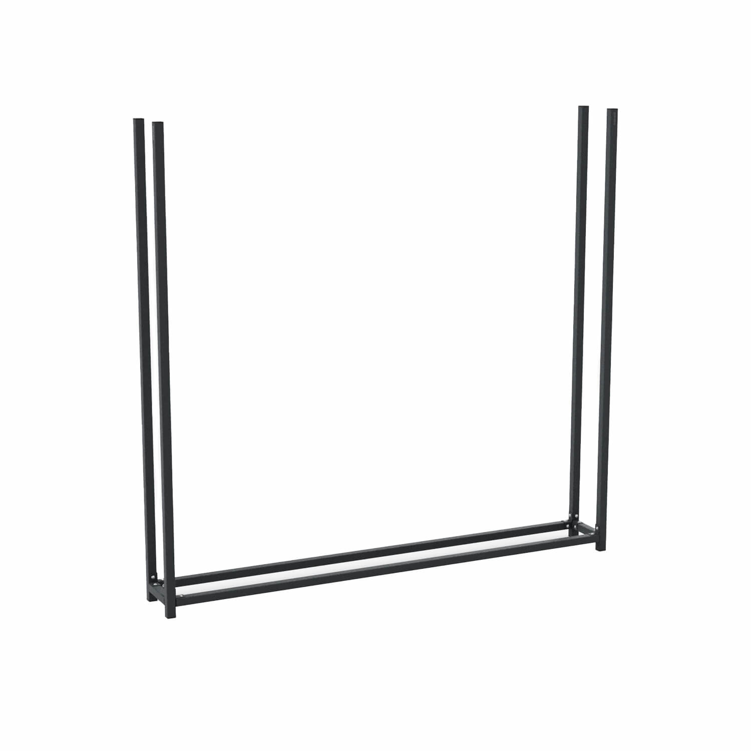 Kaminholzregal-Metall Außen Anthrazit 195x195 (RAL 7016)