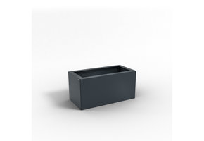 Pflanzkübel-Metall Anthrazit 30x60x28 (RAL 7016)