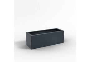 Pflanzkübel-Metall Anthrazit 30x80x28 (RAL 7016)